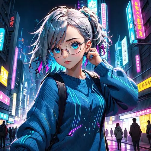 shibuya,harajuku,akiba,cyber glasses,mei,shinjuku,hatsune miku,akihabara,tokyo city,cyberpunk,michiru,ikebukuro,fuki,cyan,kiyoko,miu,megane,vector girl,irabu,ritsuko,Anime,Anime,Realistic