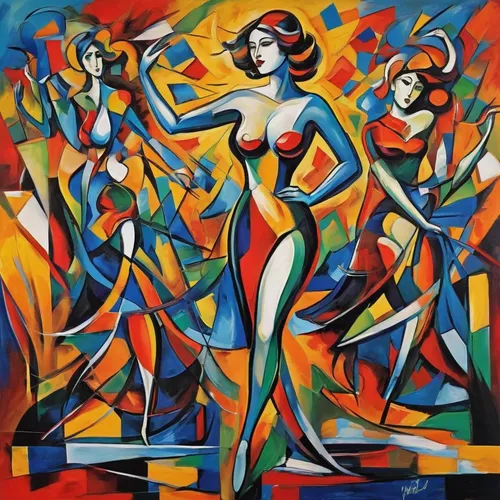 dancers,picasso,musicians,art deco woman,salsa dance,argentinian tango,tango argentino,tango,khokhloma painting,samba deluxe,orchesta,performers,dancing couple,woman playing,flamenco,latin dance,dancer,jazz,samba,radha,Conceptual Art,Oil color,Oil Color 24