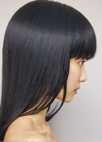 asymmetric cut,asian semi-longhair,artificial hair integrations,oriental longhair,bowl cut,hime cut,colorpoint shorthair,bob cut,layered hair,smooth hair,british semi-longhair,management of hair loss,hair shear,eurasian,bangs,lace wig,back of head,shoulder length,black hair,natural color,Illustration,Japanese style,Japanese Style 17