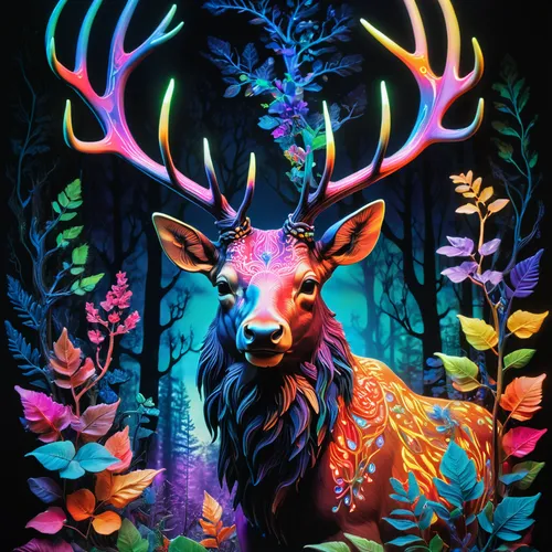 elk dreamer vision quest black light poster
,deer illustration,glowing antlers,stag,deer drawing,deer,dotted deer,european deer,male deer,young-deer,forest animal,gold deer,elk,manchurian stag,pere da