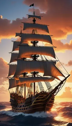 sea sailing ship,sail ship,sailing ship,tallship,three masted sailing ship,tall ship,full-rigged ship,galleon ship,sailing vessel,sailing ships,east indiaman,barquentine,galleon,pirate ship,windjammer,training ship,caravel,sloop-of-war,sea fantasy,three masted,Photography,General,Realistic