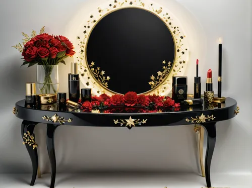 dressing table,makeup mirror,magic mirror,beauty room,gold foil crown,gold foil art deco frame,mirror frame,crown render,christmas gold and red deco,the mirror,decorative frame,the throne,toilet table,art deco frame,throne,royal crown,centrepiece,black-red gold,gold crown,parabolic mirror,Photography,Artistic Photography,Artistic Photography 05