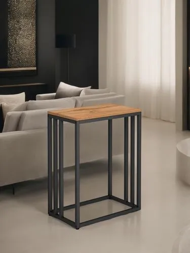 there is a black table in the living room,minotti,folding table,scavolini,danish furniture,mobilier,coffeetable