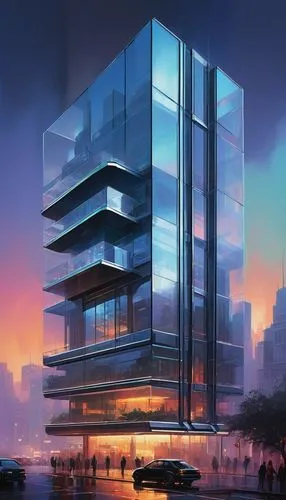 futuristic architecture,skyscraper,escala,sky apartment,the skyscraper,modern architecture,hypermodern,glass building,vdara,cubic house,condos,antilla,residential tower,multistorey,kimmelman,contemporary,edificio,apartment building,sky space concept,apartment block,Conceptual Art,Oil color,Oil Color 09