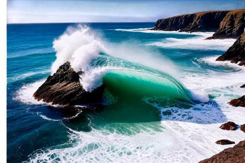 backwash,pentire,shorebreak,rogue wave,spume,sagres,nazare,big waves,pembrokeshire,tidal wave,crashing waves,clogher,big wave,furore,fanad,mizen,blowhole,trevose,ouessant,achill,Illustration,Children,Children 06