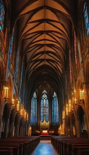 presbytery,transept,nave,pipe organ,sanctuary,organ pipes,gothic church,interior view,pcusa,main organ,cathedral,cathedrals,the interior,christ chapel,the black church,kerk,interior,episcopalianism,ecclesiastical,black church,Art,Artistic Painting,Artistic Painting 06