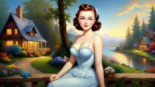 retro pin up girl,dorthy,housemaid,maureen o'hara - female,pin-up girl,pin up girl,gwtw,pin ups,pin-up model,girl in a long dress,a charming woman,retro pin up girls,housedress,valentine day's pin up,dressmaker,vintage woman,housekeeper,southern belle,duchesse,valentine pin up