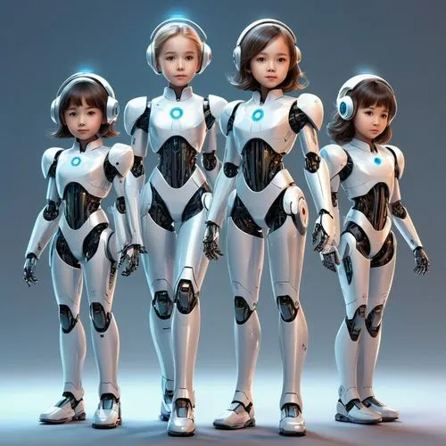 automatons,futurekids,fembots,cylons,robotix,futurepop,Conceptual Art,Sci-Fi,Sci-Fi 06