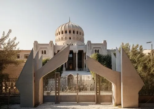 white boards in image are secondary gate for university make them on classic style with islamic pattern ,al nahyan grand mosque,king abdullah i mosque,al-askari mosque,qasr al watan,quasr al-kharana,a