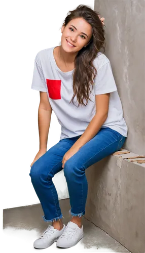 girl in t-shirt,tshirt,sonnleitner,portrait background,jeans background,girl on a white background,jendrzejczyk,saana,blurred background,on a red background,white shirt,sonrisa,raghda,red background,kubra,stefanik,elissa,photo session in torn clothes,t shirt,tianna,Illustration,Realistic Fantasy,Realistic Fantasy 03