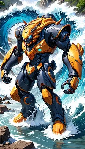 aquanaut,riptide,sea devil,god of the sea,sea god,sea raven,ocean background,marine animal,sea hawk,divemaster,deep-submergence rescue vehicle,poseidon,mergus,cynosbatos,skylander giants,bolt-004,leeuwarder current,nautilus,coral guardian,tidal wave,Anime,Anime,General