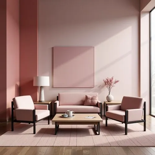 mahdavi,pink chair,sofa set,soft furniture,minotti,contemporary decor,gold-pink earthy colors,modern decor,furnishings,livingroom,sitting room,donghia,modern minimalist lounge,furnishing,danish furniture,furniture,interior decoration,living room,interior decor,interior design