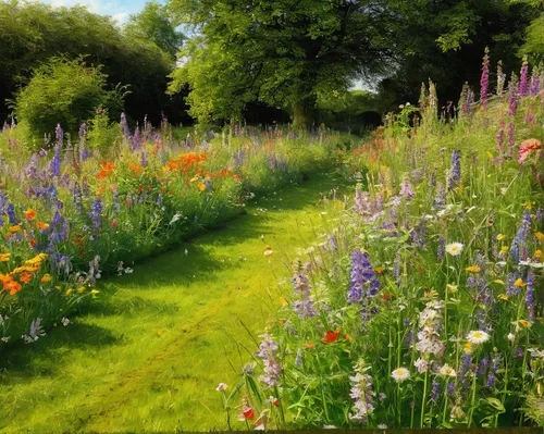 flower meadow,wildflower meadow,meadow in pastel,flowering meadow,cottage garden,summer meadow,meadow landscape,meadow flowers,small meadow,blanket of flowers,summer border,flower garden,flower borders,field of flowers,giverny,flowers field,wild meadow,wildflowers,flower field,meadow rues,Art,Classical Oil Painting,Classical Oil Painting 13