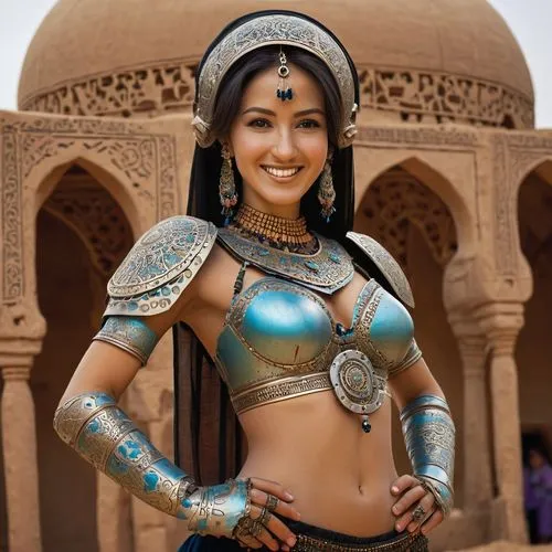 arabian,belly dance,indian girl,indian woman,asian costume,female warrior,ancient costume,indian bride,ethnic dancer,aladha,warrior woman,indian,breastplate,aladin,indian culture,east indian,orientalism,navel,indian girl boy,bollywood,Illustration,Children,Children 01