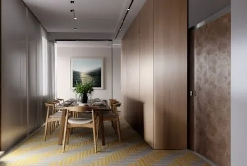 hallway space,room divider,sliding door,search interior solutions,hinged doors,modern room,walk-in closet,3d rendering,an apartment,hoboken condos for sale,danish room,yellow wallpaper,interior modern design,contemporary decor,dining room,breakfast room,shared apartment,hallway,recessed,apartment