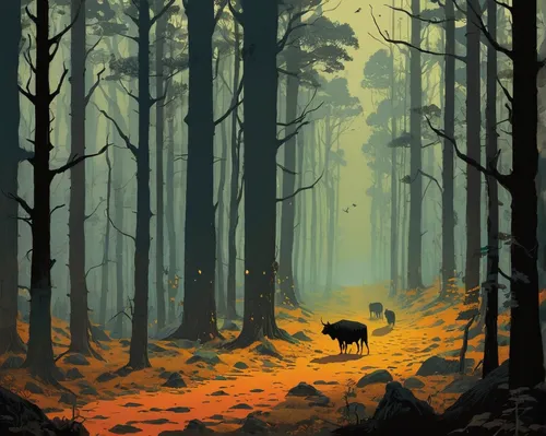 forest animals,forest animal,forest landscape,black shepherd,wild boar,deer illustration,forest background,forest,the forest,forest dark,woodland animals,autumn forest,scent hound,dog illustration,hunting dogs,black forest,foggy forest,farmer in the woods,haunted forest,bavarian forest,Conceptual Art,Sci-Fi,Sci-Fi 17