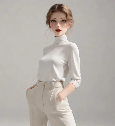 maxmara,courreges,model doll,model,female model,seydoux,rosamund,allude,fashion doll,pale,butterick,dior,hepburn,white silk,white clothing,escada,shapewear,mouret,editorials,white