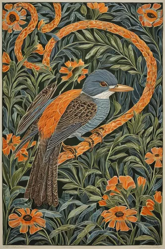 flower and bird illustration,bird painting,an ornamental bird,old world oriole,bird illustration,oriole,bird pattern,pacific heron,heron,greater yellowlegs,floral and bird frame,orange gull,ornamental bird,garden birds,spoon heron,red knot,spring bird,gray heron,herons,great heron,Art,Artistic Painting,Artistic Painting 50