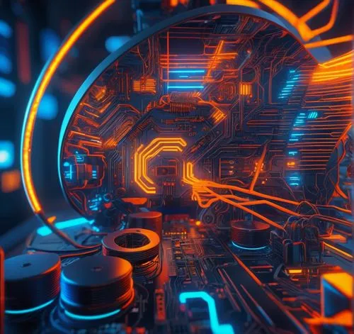 cinema 4d,circuitry,circuit board,computer art,3d render,render,cyberspace,cyclocomputer,computer graphics,fractal design,3d background,cybernetics,3d rendered,cyber,3d rendering,fractal environment,motherboard,blur office background,trip computer,mechanical,Photography,General,Sci-Fi