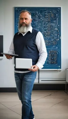 man with a computer,schmidhuber,stallman,blur office background,kasperle,arduino,kaspersky,computer art,sapolsky,graybeard,petaflops,computer tomography,multinvest,computer graphic,arcgis,smartboards,telepresence,supercomputers,cognos,hypervisors,Conceptual Art,Graffiti Art,Graffiti Art 02