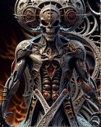 alien warrior,nekron,trishula,death god,endoskeleton,ahriman,kotal,skelid,vecna,skeletonized,metal figure,yoshimitsu,kadath,daemonum,oderus,malom,ravana,chitauri,mahadeva,toshimitsu