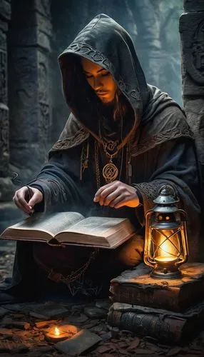 scholar,magic book,writing-book,hooded man,divination,author,spell,learn to write,fortune teller,candlemaker,magic grimoire,poet,fortune telling,prayer book,tutor,dodge warlock,watchmaker,runes,storytelling,apothecary,Conceptual Art,Graffiti Art,Graffiti Art 09