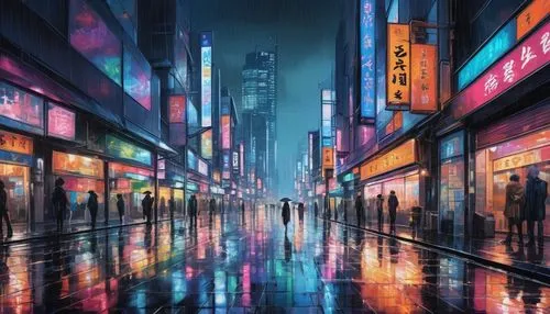 shinjuku,tokyo city,tokyo,akihabara,akiba,colorful city,shibuya,osaka,mongkok,cityscape,ikebukuro,kabukiman,kabukicho,shanghai,meguro,world digital painting,cybercity,tokyo ¡¡,yodobashi,kamurocho,Conceptual Art,Oil color,Oil Color 10