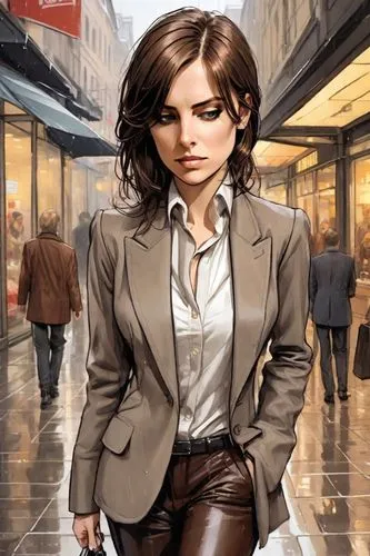 white-collar worker,businesswoman,business woman,sprint woman,woman in menswear,bussiness woman,stock exchange broker,woman walking,action-adventure game,female doctor,stock broker,colorpoint shorthair,sales person,woman shopping,sci fiction illustration,private investigator,agent,rosa ' amber cover,spy,business women,Digital Art,Comic