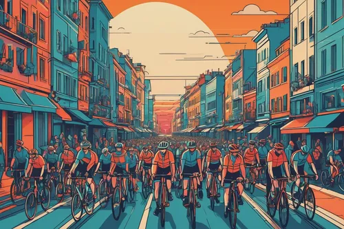 tour de france,bike city,artistic cycling,cyclists,bicycles,cycling,bike colors,bicycle racing,french digital background,marseille,cassette cycling,road bicycle racing,bikes,dauphine,bycicle,bike land,bicycle jersey,bicycle,cyclist,barcelona,Illustration,Vector,Vector 06