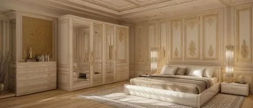 ornate room,room divider,luxury bathroom,sleeping room,great room,armoire,interior design,danish room,luxurious,bedroom,interior decoration,3d rendering,guest room,modern room,luxury,luxury home interior,luxury hotel,walk-in closet,marble palace,rooms