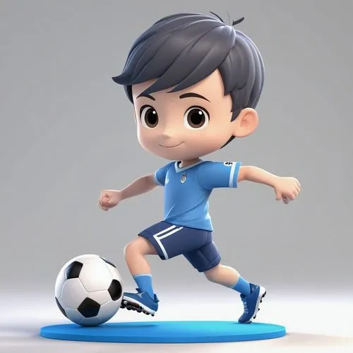 soccer player,children's soccer,matsuno,footballer,soccer kick,sports toy,osomatsu,soccer ball,3d figure,cute cartoon character,football player,game figure,mini rugby,futsal,soccer,playing football,wall & ball sports,futebol de salão,wind-up toy,sports collectible,Unique,3D,3D Character