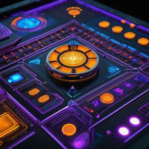 cinema 4d,flightdeck,launchpad,playfield,circuitry,3d render,launchpads,console,control panel,blackmagic design,3d model,pinball,game light,sound table,tron,spaceship interior,3d mockup,trackball,joystick,game joystick,Photography,General,Sci-Fi