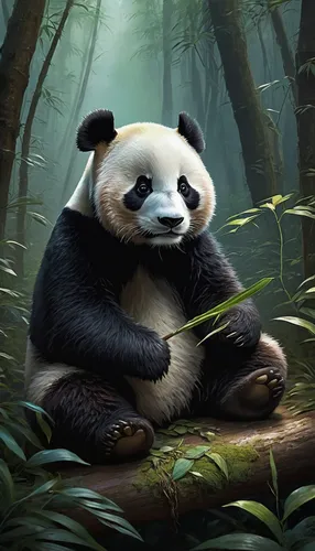 chinese panda,pandabear,giant panda,panda bear,panda,kawaii panda,pandas,little panda,hanging panda,bamboo,panda cub,baby panda,kawaii panda emoji,anthropomorphized animals,panda face,bamboo flute,lun,po,slothbear,bamboo forest,Conceptual Art,Fantasy,Fantasy 13