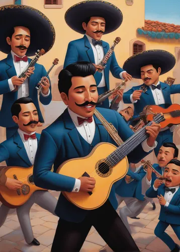 mariachi,pandero jarocho,mexican culture,mexican revolution,mexican tradition,cinco de mayo,mexican holiday,mexican calendar,miguel of coco,amigos,musicians,el salvador dali,sombrero,salsa,mexico,tex-mex food,mexican,habaneras,mexican mix,charango,Conceptual Art,Daily,Daily 22