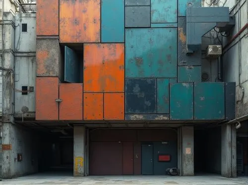 colorful facade,multi storey car park,mondrian,cubic house,cladding,apartment block,an apartment,shipping containers,paolozzi,hejduk,cube house,metal cladding,casgrain,apartments,apartment building,facade panels,habitat 67,apartment blocks,cubic,kimmelman,Photography,General,Realistic