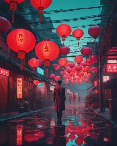 lanterns,chinese lanterns,chinatown,red lantern,kowloon,world digital painting,shanghai,china town,hong kong,umbrellas,mid-autumn festival,asian umbrella,dongfang meiren,hanoi,red balloons,red place,china,chinese lantern,xi'an,taipei,Conceptual Art,Sci-Fi,Sci-Fi 11