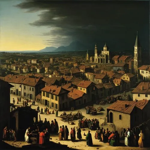 bellotto,canaletto,guardi,modena,dossi,mesdag,vernet,ippolito,cuyp,beaubrun,willink,brera,brueghel,knippa,bassano,caravelli,florentine,donovani,zurbriggen,prado,Art,Classical Oil Painting,Classical Oil Painting 25