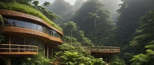 tree house hotel,treehouses,rainforests,forest house,tree house,house in mountains,rain forest,house in the mountains,futuristic landscape,hanging houses,tropical house,treehouse,house in the forest,tropical forest,futuristic architecture,tigers nest,tree tops,rainforest,ecotopia,green living,Photography,Documentary Photography,Documentary Photography 22