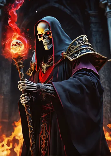 grimm reaper,death god,skeleltt,dance of death,grim reaper,reaper,undead warlock,flickering flame,dodge warlock,inferno,fire background,fire master,skeleton key,magistrate,massively multiplayer online role-playing game,angel of death,magus,prejmer,twitch logo,vanitas,Photography,General,Fantasy