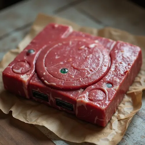 meat cake,terrines,terrine,soppressata,blue-and-red beef tongue,wagyu