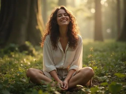 ayurveda,padmasana,meditator,vishishtadvaita,a girl's smile,naturopathy,sonrisa,lotus position,relaxed young girl,contentment,girl with dog,arrietty,natural perfume,naturopathic,girl in the garden,breathwork,nature love,vipassana,meditators,girl sitting,Photography,General,Realistic