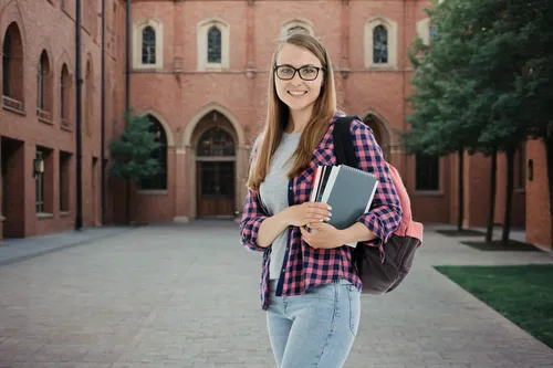 UNIVERSITY COURTYARD,academic,college student,girl studying,student,librarian,student information systems,scholar,reading glasses,lace round frames,student with mic,with glasses,gallaudet university,c