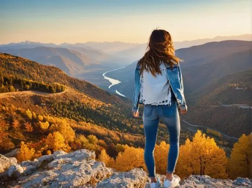 landscape background,background view nature,autumn background,travel woman,landscapes beautiful,leaving your comfort zone,viewpoint,view panorama landscape,the spirit of the mountains,beautiful landscape,photographic background,jeans background,wanderlust,fresh air,mountain sunrise,creative background,indian summer,the natural scenery,natural scenery,online path travel,Photography,Documentary Photography,Documentary Photography 35