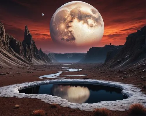 lunar landscape,moonscape,valley of the moon,moon valley,phase of the moon,alien planet,fantasy landscape,moon seeing ice,alien world,desert landscape,futuristic landscape,red planet,desert desert landscape,fantasy picture,arid landscape,moon surface,galilean moons,photo manipulation,moon craters,earth rise,Photography,General,Realistic