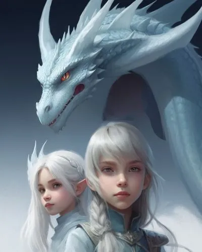 targaryen,dragones,dragons,lorian,dragonja,white wolves,Illustration,Abstract Fantasy,Abstract Fantasy 14