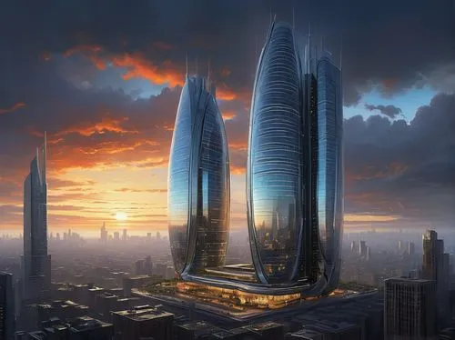 futuristic architecture,futuristic landscape,supertall,coruscant,skylstad,arcology,dubay,cybercity,the skyscraper,citadels,tallest hotel dubai,skyscrapers,skyscraper,skyscraping,skycraper,skyscapers,dubia,ordos,sky space concept,barad,Illustration,Realistic Fantasy,Realistic Fantasy 28