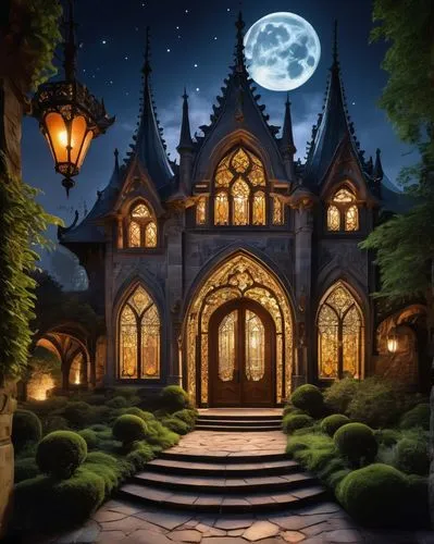 fairy tale castle,witch's house,fairytale castle,fantasy picture,castlevania,halloween background,house silhouette,fairy tale,dreamhouse,house in the forest,ghost castle,haunted castle,victorian,a fairy tale,haunted cathedral,witch house,moonlit night,the haunted house,victorian house,castle of the corvin,Photography,Fashion Photography,Fashion Photography 24