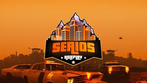 GTA V Background, with mafia, police, bad-looking game characters, a lot of chaos, cars, motos in frontground, and a orange-black scenario.,mobile video game vector background,semi,series,ford f-serie