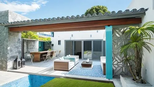 garden design sydney,landscape design sydney,landscape designers sydney,seminyak,roof terrace,tropical house,roof garden,cabana,roof landscape,pool house,asian architecture,dug-out pool,holiday villa,outdoor furniture,core renovation,roof top pool,cube house,outdoor pool,courtyard,bali