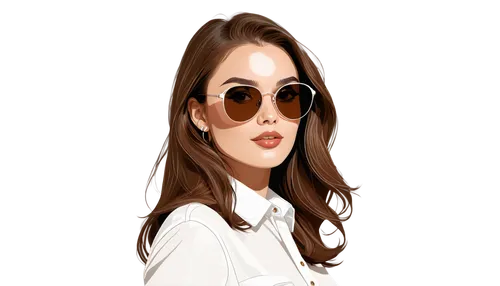 fashion vector,aviator sunglass,sunglasses,vector illustration,fashion illustration,digital painting,vector art,sunglass,ray-ban,world digital painting,girl on a white background,fashion sketch,illustrator,vector girl,portrait background,girl drawing,vector graphic,sun glasses,photo painting,aviator,Illustration,Black and White,Black and White 04